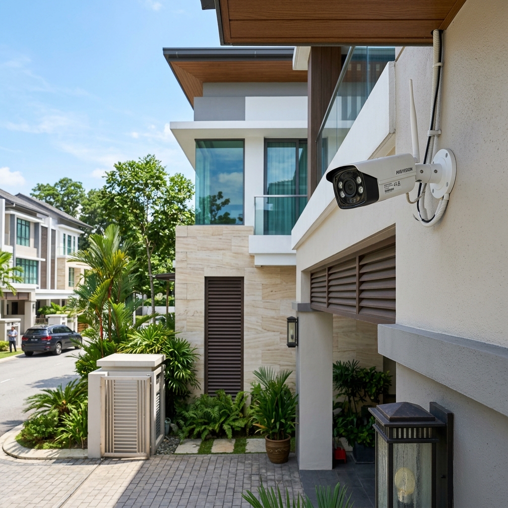 Pemasangan CCTV Rumah Teres